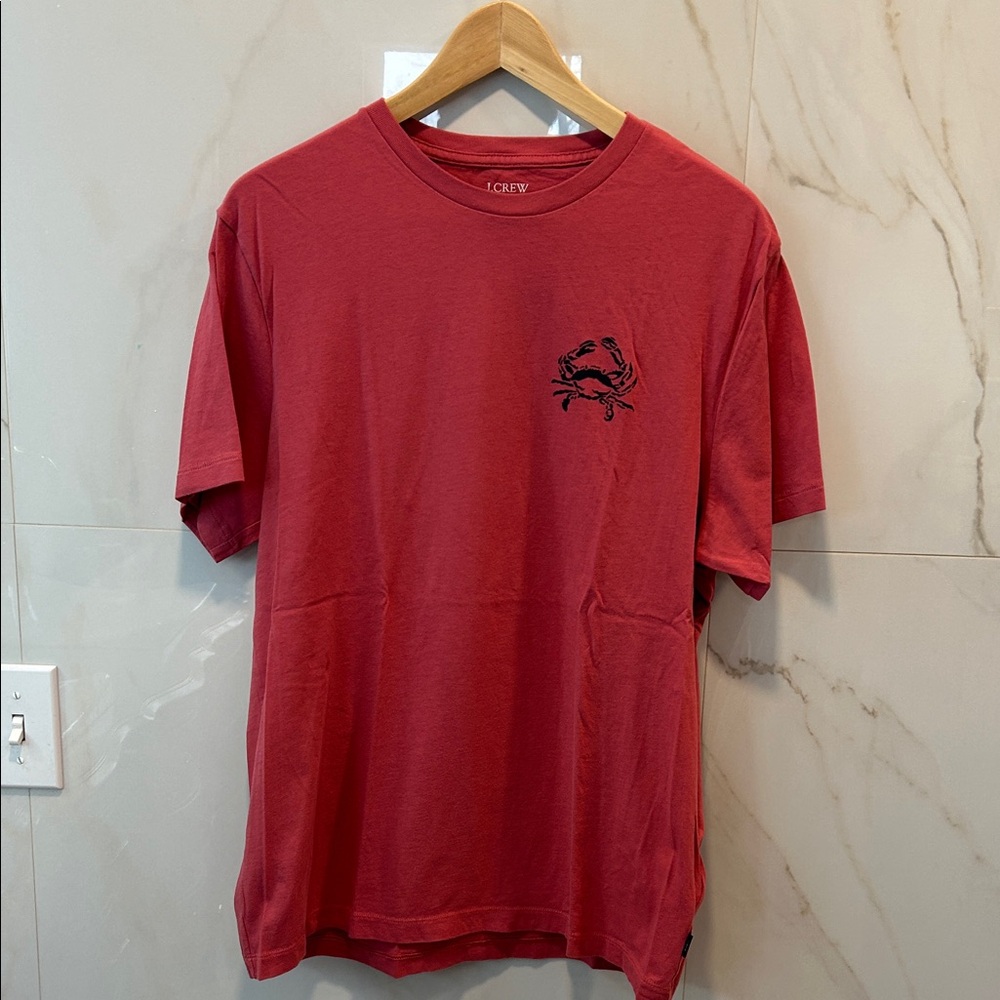 J. Crew Red Crab Graphic Tee